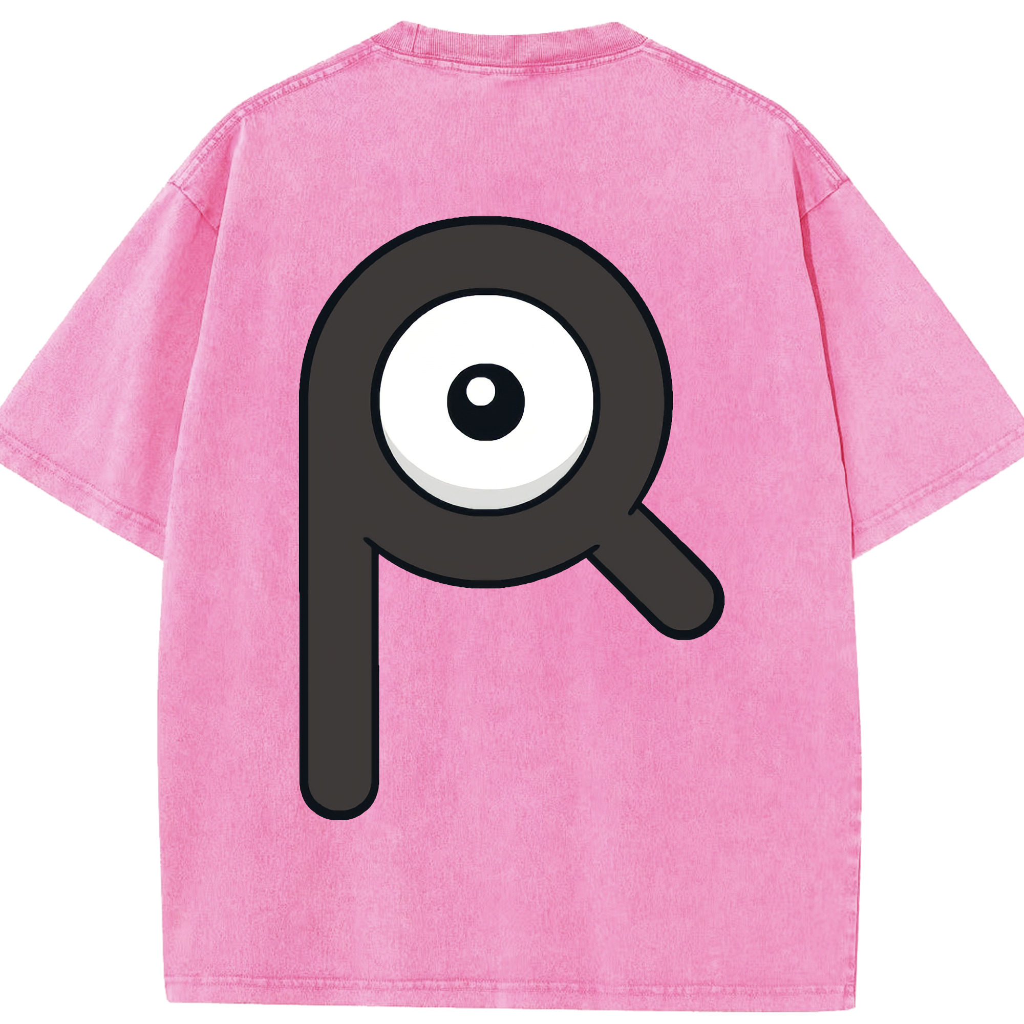 （画像用） ポケットモンスター Pokémon 綿100% ヴィンテージ風 半袖Tシャツ（背面プリント）